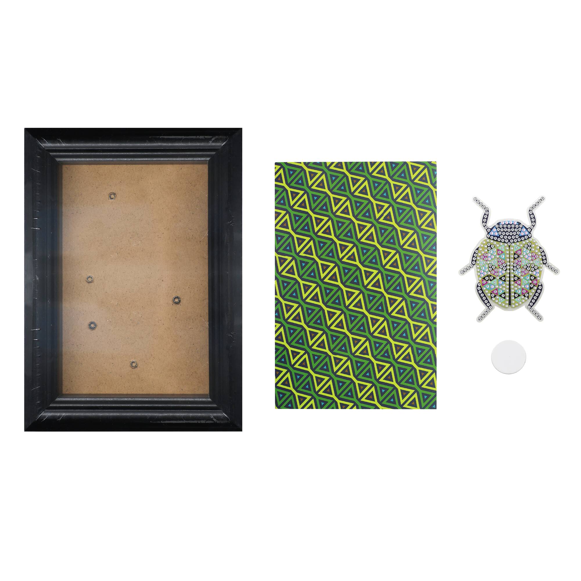 Jonathan Adler x Michaels 4" x 6" Scarab Diamond Art Frame Kit